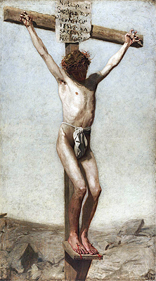 The Crucifixion, 1880 | Thomas Eakins | Gemälde Reproduktion