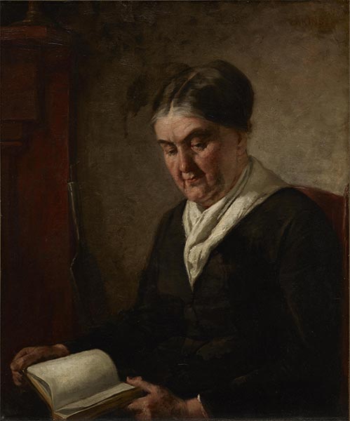 Portrait of a Woman Reading, Undated | Thomas Eakins | Painting Reproduction