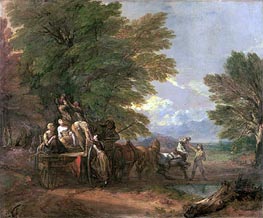 The Harvest Wagon, c.1767 by Gainsborough | Painting Reproduction