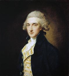 Sir John Edward Swinburne, 1785 by Gainsborough | Painting Reproduction