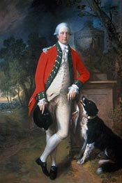 Colonel John Bullock, c.1770/75 by Gainsborough | Painting Reproduction