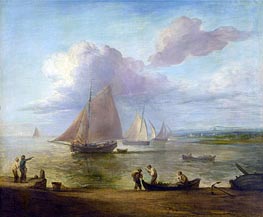 A Seapiece, a Calm | Gainsborough | Gemälde Reproduktion