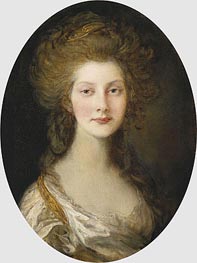 Princess Augusta, 1782 by Gainsborough | Painting Reproduction