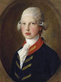 Prince Edward, later Duke of Clarence, 1782 von Gainsborough | Gemälde-Reproduktion