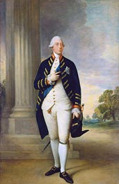 George III, 1781 von Gainsborough | Gemälde-Reproduktion