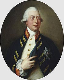 George III, c.1781 by Gainsborough | Painting Reproduction