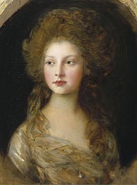 Princess Elizabeth, 1782 by Gainsborough | Painting Reproduction