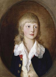 Prince Adolphus, later Duke of Cambridge, 1782 by Gainsborough | Painting Reproduction