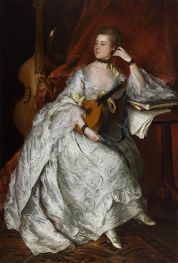 Ann Ford (später Frau Philip Thicknesse), 1760 von Gainsborough | Gemälde-Reproduktion