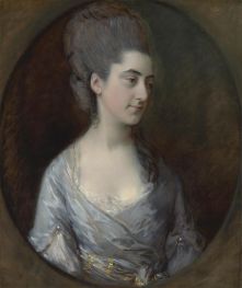 Frau Charles Purvis, 1770s von Gainsborough | Gemälde-Reproduktion
