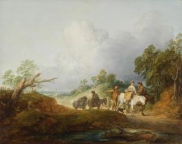Returning from Market, c.1771/72 by Gainsborough | Painting Reproduction
