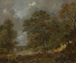 A Gypsy Scene, c.1746/47 by Gainsborough | Painting Reproduction