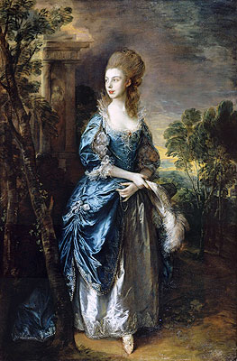 The Hon. Frances Duncombe, c.1777 | Gainsborough | Painting Reproduction