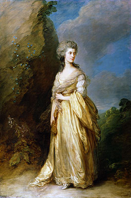 Mrs. Peter William Baker, 1781 | Gainsborough | Gemälde Reproduktion