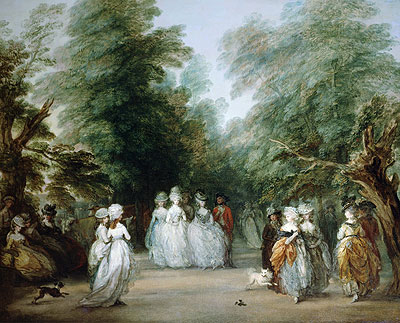 The Mall in St. James's Park, c.1783 | Gainsborough | Gemälde Reproduktion