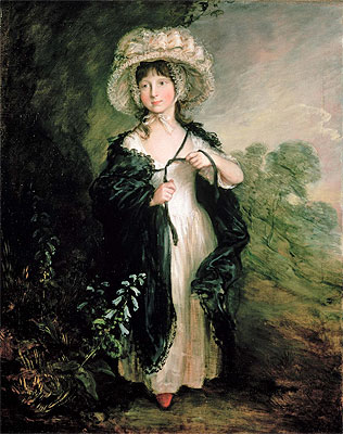 Miss Elizabeth Haverfield, c.1782 | Gainsborough | Gemälde Reproduktion