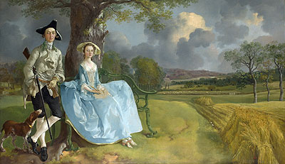 Mr and Mrs Andrews, c.1749/50 | Gainsborough | Gemälde Reproduktion
