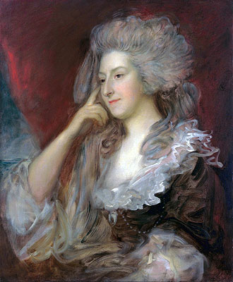 Mrs Fitzherbert, 1784 | Gainsborough | Gemälde Reproduktion