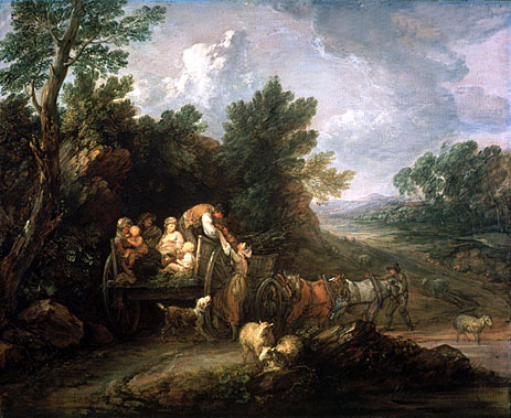 The Harvest Waggon, 1784 | Gainsborough | Painting Reproduction