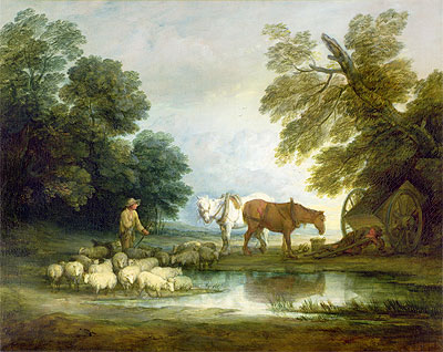 Hirte an einem Bach, n.d. | Gainsborough