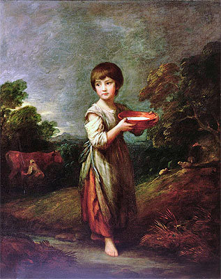 Lavinia, the Milk Maid, Undated | Gainsborough | Painting Reproduction