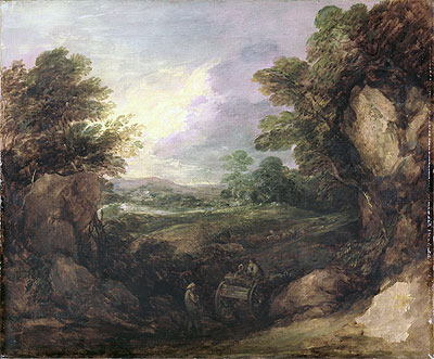Landscape with Figures, c.1786 | Gainsborough | Gemälde Reproduktion