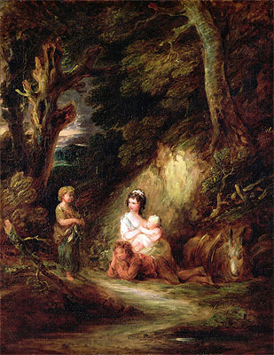 Gypsy Encampment, c.1788/92 | Gainsborough | Gemälde Reproduktion