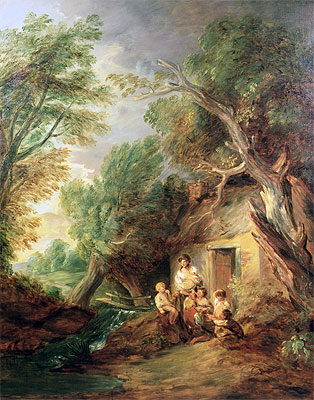 The Cottage Door, c.1780/88 | Gainsborough | Painting Reproduction