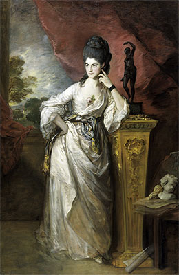 Penelope (Pitt), Viscountess Ligonier, 1770 | Gainsborough | Gemälde Reproduktion