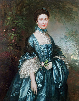 Miss Theodosia Magill, Countess Clanwilliam, 1765 | Gainsborough | Gemälde Reproduktion