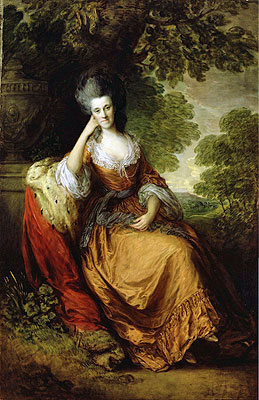 Lady Anne Hamilton Lady Anne Hamilton, later Duchess of Donegall, c.1777/80  | Gainsborough | Gemälde Reproduktion