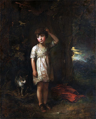 A Boy with a Cat (Morning), 1787 | Gainsborough | Painting Reproduction