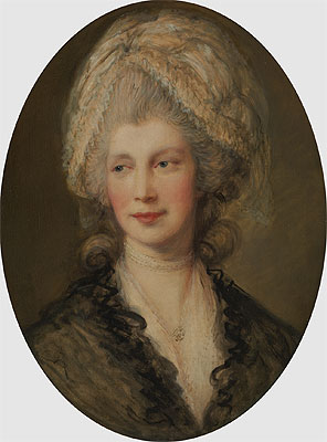 Charlotte, Queen of England, Undated | Gainsborough | Painting Reproduction
