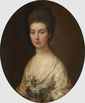 Mrs. Ralph Izard (Alice DeLancey), Undated | Gainsborough | Painting Reproduction