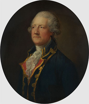 Porträt eines Mannes (General Blyth) | Gainsborough | Gemälde Reproduktion