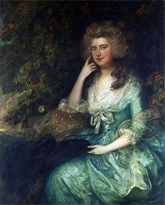 Frau William Tennant (Mary Wylde) | Gainsborough | Gemälde Reproduktion