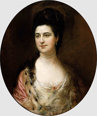Mrs. Thomas Mathews, Undated | Gainsborough | Painting Reproduction
