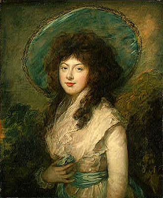 Miss Catherine Tatton, 1786 | Gainsborough | Painting Reproduction