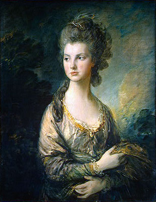 Die ehrenwerte Mrs. Thomas Graham | Gainsborough | Gemälde Reproduktion