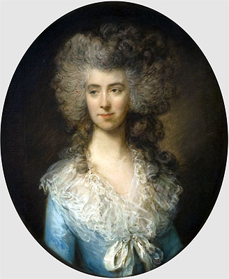 Portrait of a Lady in a Blue Dress, c.1783/85 | Gainsborough