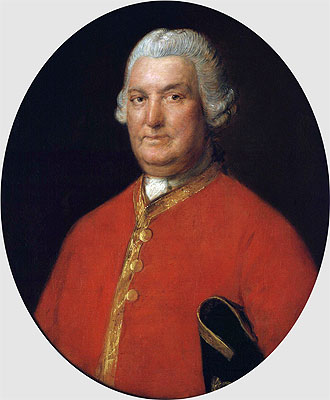 Portrait of Stringer Lawrence, c.1774/75 | Gainsborough | Painting Reproduction