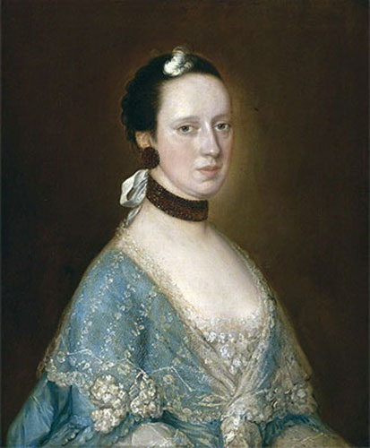Portrait of Mrs. John Gisborne, n.d. by Gainsborough | Painting Reproduction