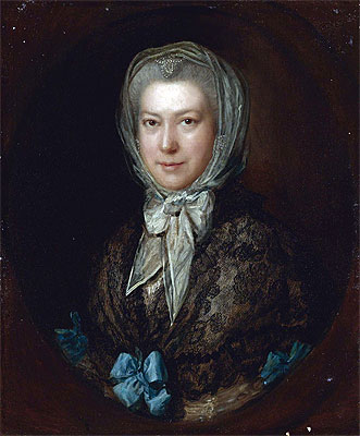 Portrait of Miss Low, n.d. by Gainsborough | Painting Reproduction