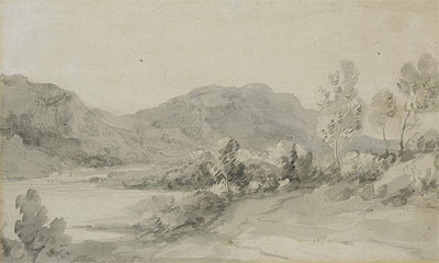 A View in the Lake District, n.d. | Gainsborough | Gemälde Reproduktion
