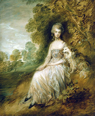 Mrs Mary Robinson, 1782 | Gainsborough | Painting Reproduction
