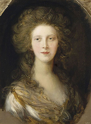 Charlotte, Princess Royal, 1782 by Gainsborough | Painting Reproduction