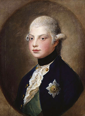 Prince William, later Duke of Clarence, 1782 by Gainsborough | Painting Reproduction