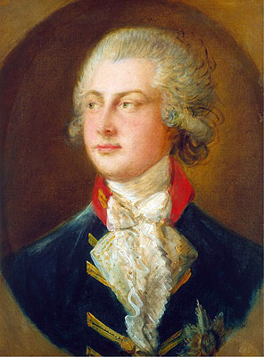 George IV, when Prince of Wales, 1782 by Gainsborough | Painting Reproduction