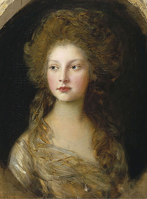 Princess Elizabeth, 1782 | Gainsborough | Painting Reproduction