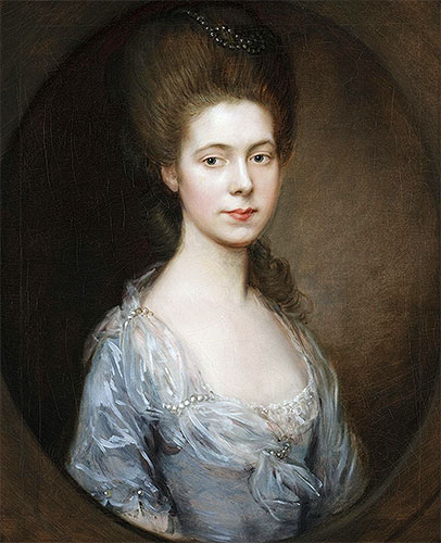 Mrs. George Oswald, c.1770/74 | Gainsborough | Gemälde Reproduktion